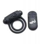 28X Vibrating Cock Ring black 1