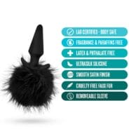 Platinum Rabbit Tail Plug