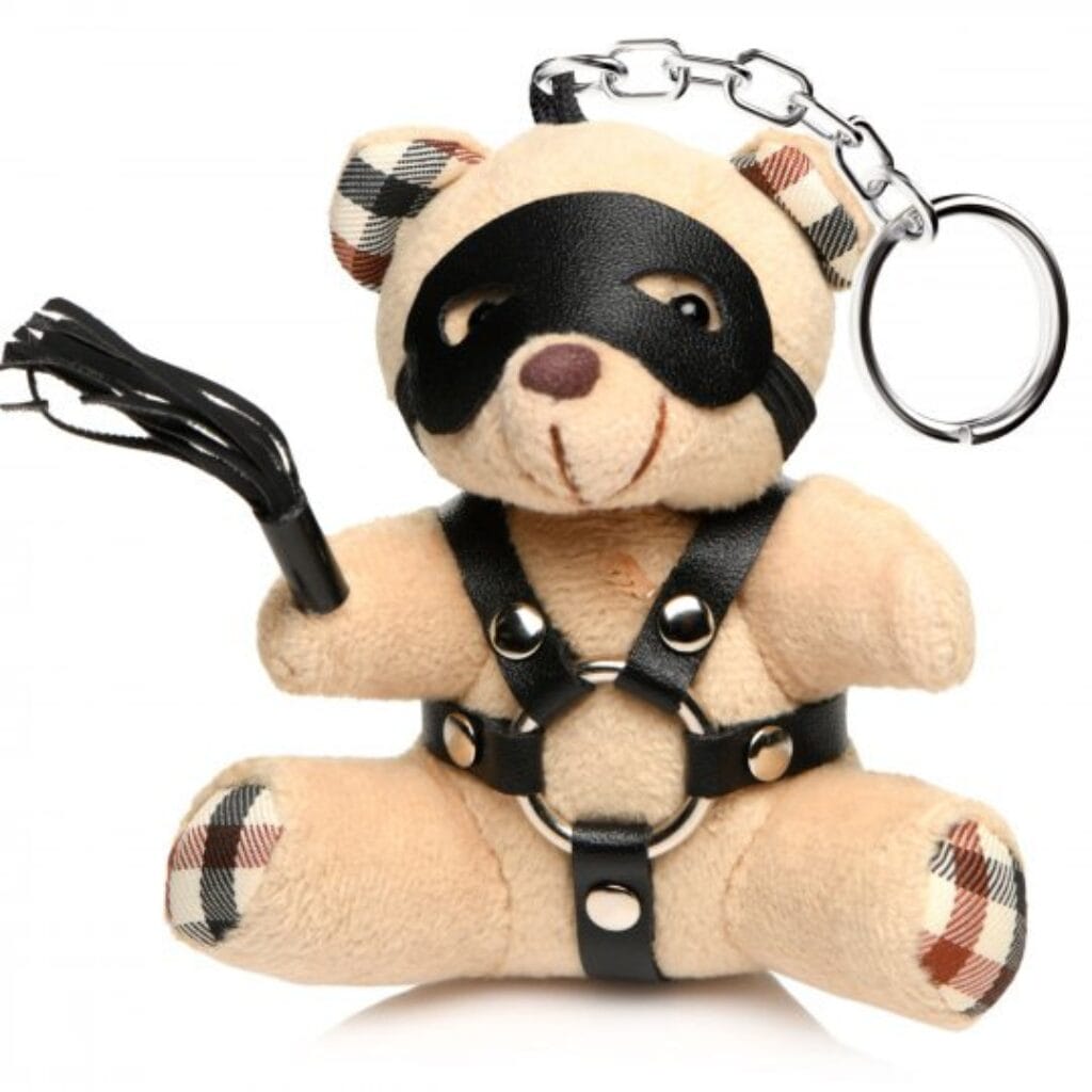 BDSM Teddy Bear Keychain 2