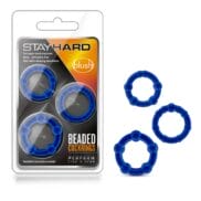 Stay Hard Beaded Cock Rings