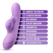 Blush Evelyn Rabbit Vibrator