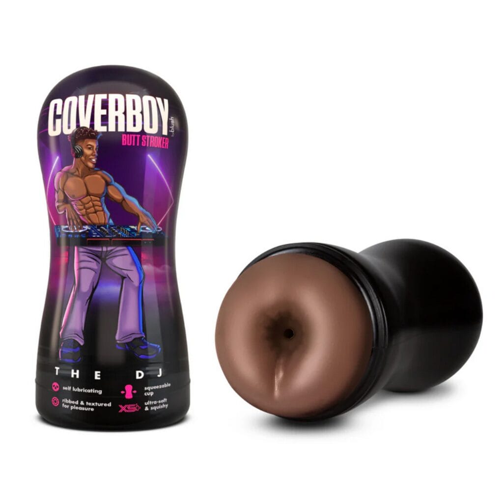 Coverboy - The DJ - Self Lubricating Stroker - Brown 1