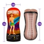 Coverboy - The Surfer Dude - Self Lubricating Stroker - Beige 1