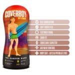 Coverboy - The Surfer Dude - Self Lubricating Stroker - Beige 2