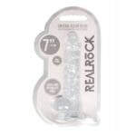 Crystal Clear Dildo Balls 7in clear