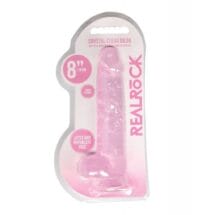Realrock Crystal Clear Dildo with Balls
