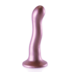 Curvy G Spot Dildo - Rose Gold 2