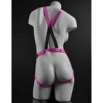 Dillio 7 Strap-On Suspender Harness Set - Pink 3