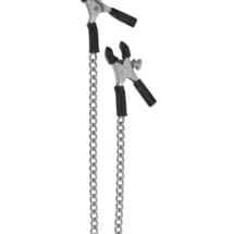 Spartacus Adjustable Micro Plier Nipple Clamps w-Link Chain