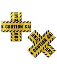 Pastease Premium Caution Cross - Black-Yellow O-S