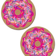 Pastease Premium Donut w-Sprinkles - Pink O-S