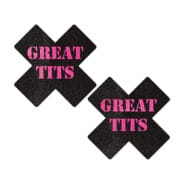 Pastease Premium Great Tits Cross - Black-Pink O-S