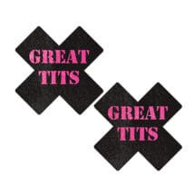 Pastease Premium Great Tits Cross - Black-Pink O-S