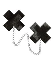 Pastease Chain Plus X Liquid Cross - Black O-S