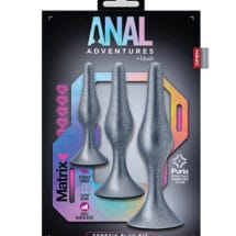Blush Anal Adventures Matrix Genesis Plug Kit - Silver