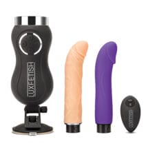 Lux Fetish Rechargeable Thrusting Compact Sex Machine w-Remote