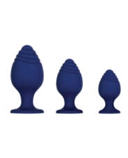 Evolved Get Your Groove Anal Plug Set - Blue