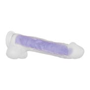 Evolved Luminous Dildo Stud Non Vibrating - Purple