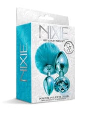 Nixie Jewel Plug Set with Pom