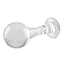 Gender X The Baller  Glass Plug - Clear