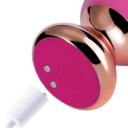 Pink Holic Curved Remote Vibrating Anal Plug