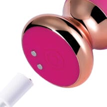 Rose Twister Hands-Free Remote Vibrating Anal Plug