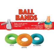 Gummy Ball Bands - 3 Pack Asst. Colors-Flavors