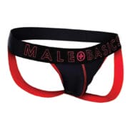 Male Basics Neon Jockstrap Red