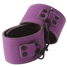 Lust Bondage Wrist Cuffs - Purple