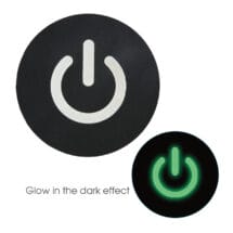 Peekaboos Glow in the Dark Power Button - Pack of 2