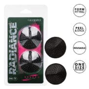 Radiance Round Pasties Black O-S