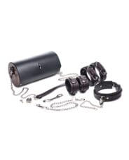 Master Series Kinky Clutch Black Bondage Set w-Carrying Case