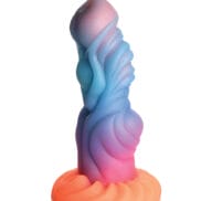 Creature Cocks Alien Invader Alien Glow-in-the-Dark Silicone Dildo