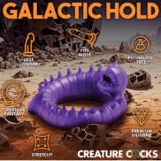 Creature Cocks Slitherine Silicone Cock Ring - Purple