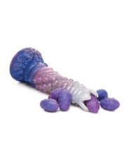 Creature Cocks Tenta-Queen Ovipositor Silicone Dildo w-Eggs - Multi Color