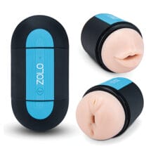 ZOLO Pleasure Pill Double Ended Vibrating Stimulator - Ivory