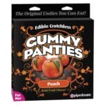 Edible Crotchless Gummy Panty - Peach 1