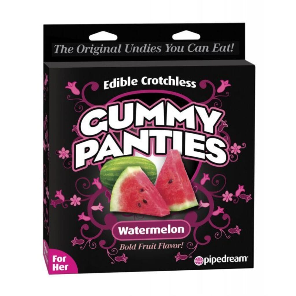 Edible Crotchless Gummy Panty - Watermelon 1