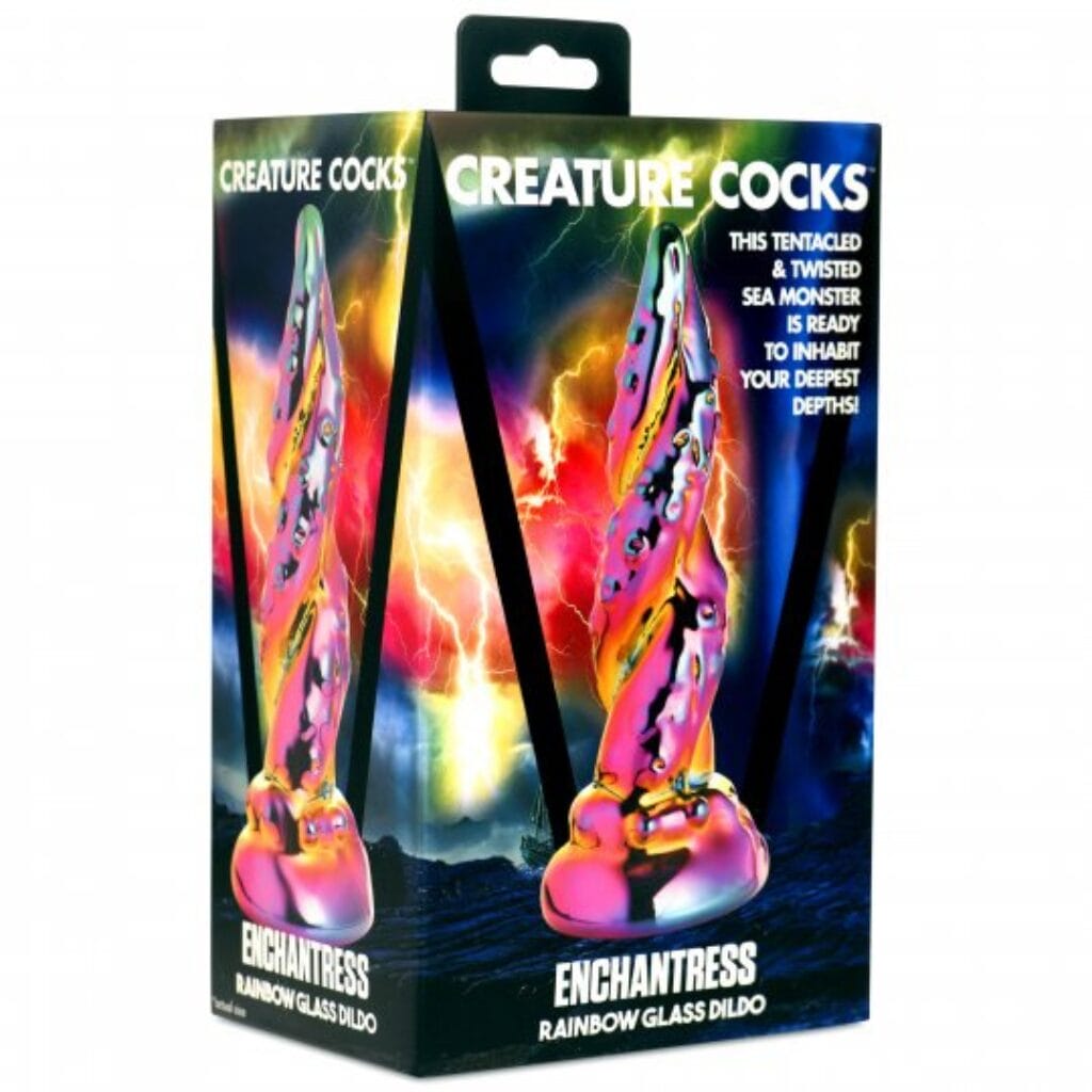 Enchantress Rainbow Glass Dildo 5