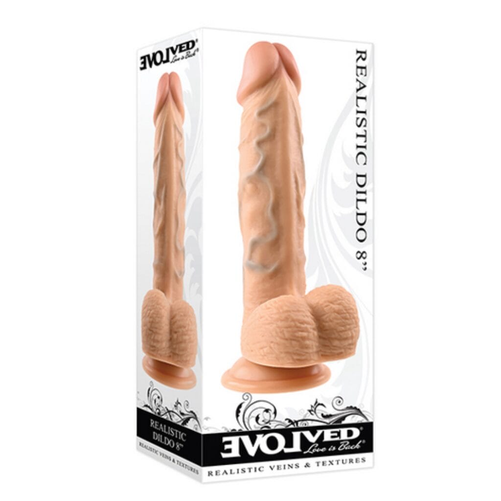 Evolved Realistic Dildo 8in 3