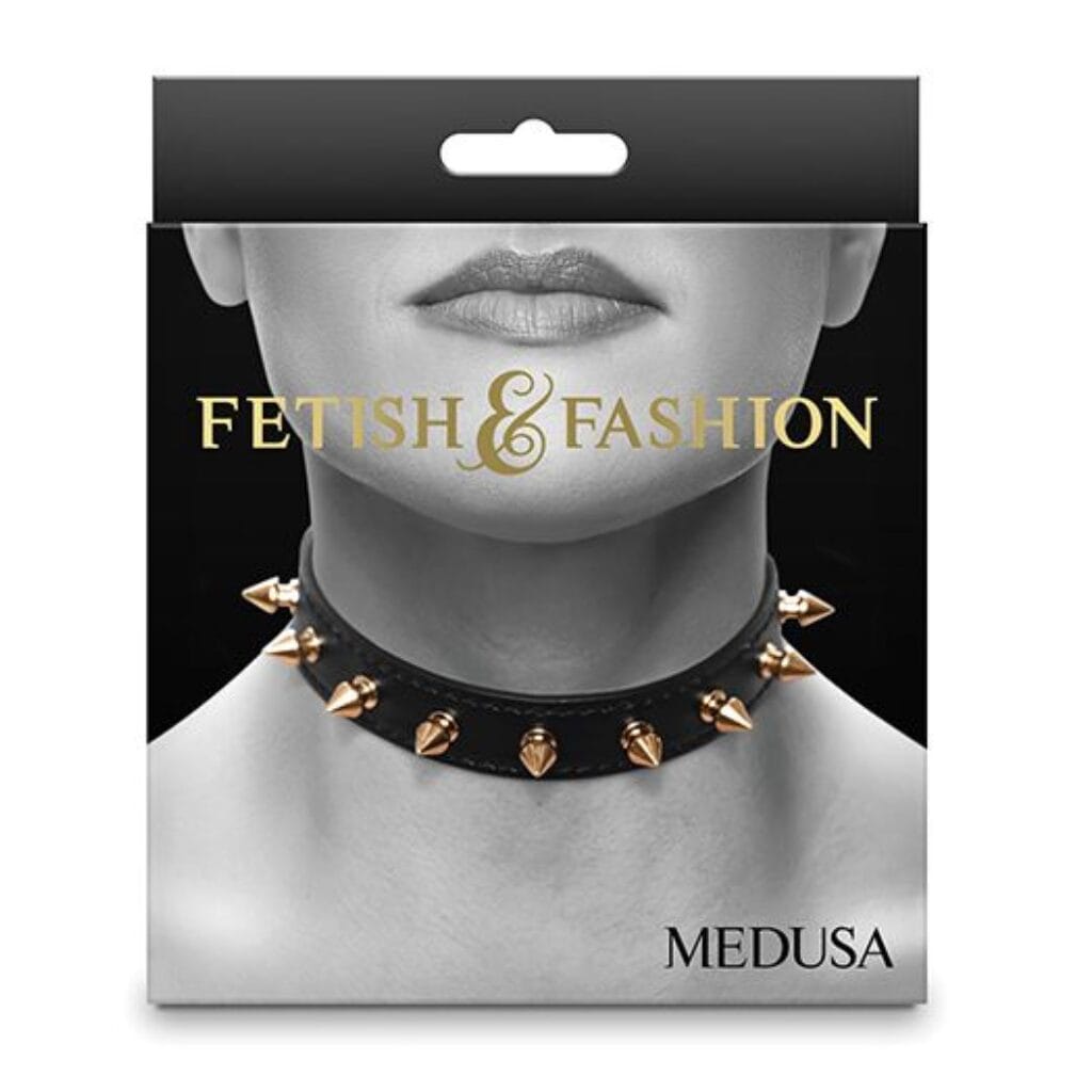 Fetish Fashion Medusa Collar Black 3