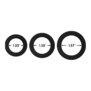 Forto F-61 Cockring Set Black