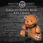 Gagged Teddy Bear Keychain 2