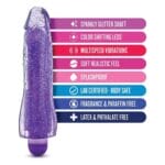 Glow Dicks Glitter Vibrator Molly - Purple 2