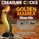 Golden Mamba Silicone Dildo 4