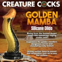 Creature Cocks Golden Mamba Dildo