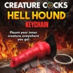 Hell Hound Mini Dildo Key Chain 1