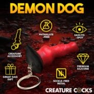 Hell Hound Mini Dildo Key Chain