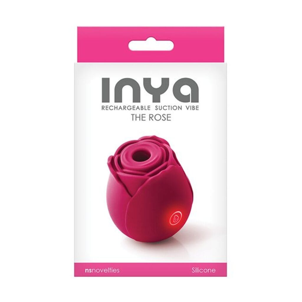 INYA The Rose Rechargeable Suction Vibe - Red 1