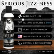 Master Series Jizz Scented Lube 8oz